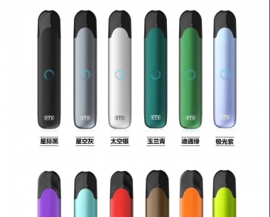VTV@+电子烟新款产品来袭，独有的跑马灯设计，颜值与烟弹口味都好评如潮！