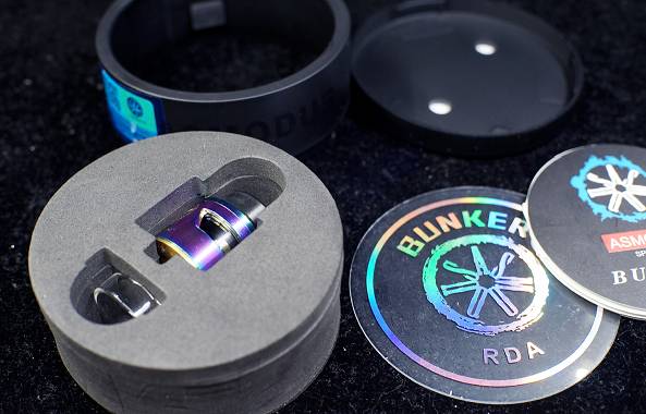 ASMODUS新品BUNKER电子烟单发型滴油雾化器分享！透明烟油燃料仓！