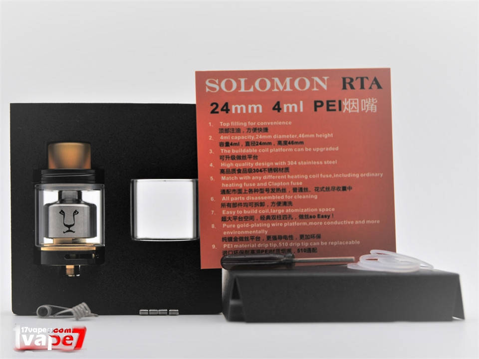 凯狮所罗门-电子烟大烟雾雾化器设备评测介绍-文章实验基地