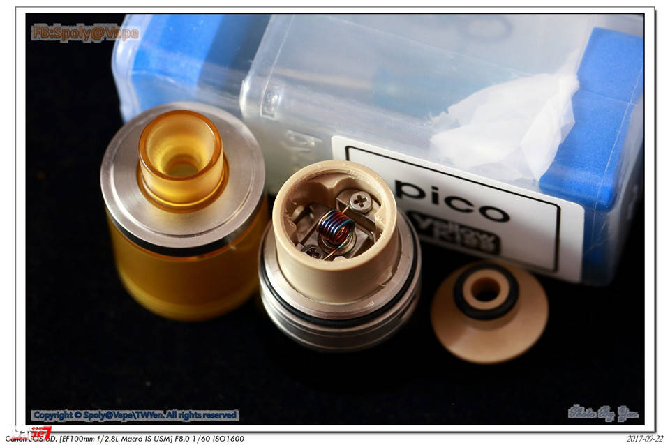 黄色之吻–Yellow Kiss Pico V2 RTA储油雾化器（SXK版）