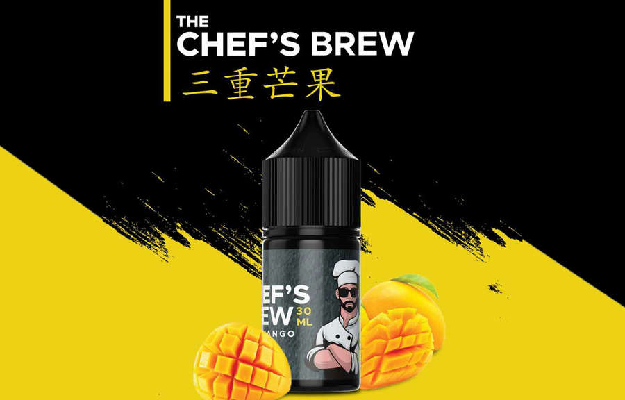 厨师佳酿·三重芒果系列 CHEF’S BREW 丁盐30mL小烟烟油口味介绍 厨师佳酿·三重芒果系列 CHEF’S BREW 丁盐30mL小烟烟油口味介绍