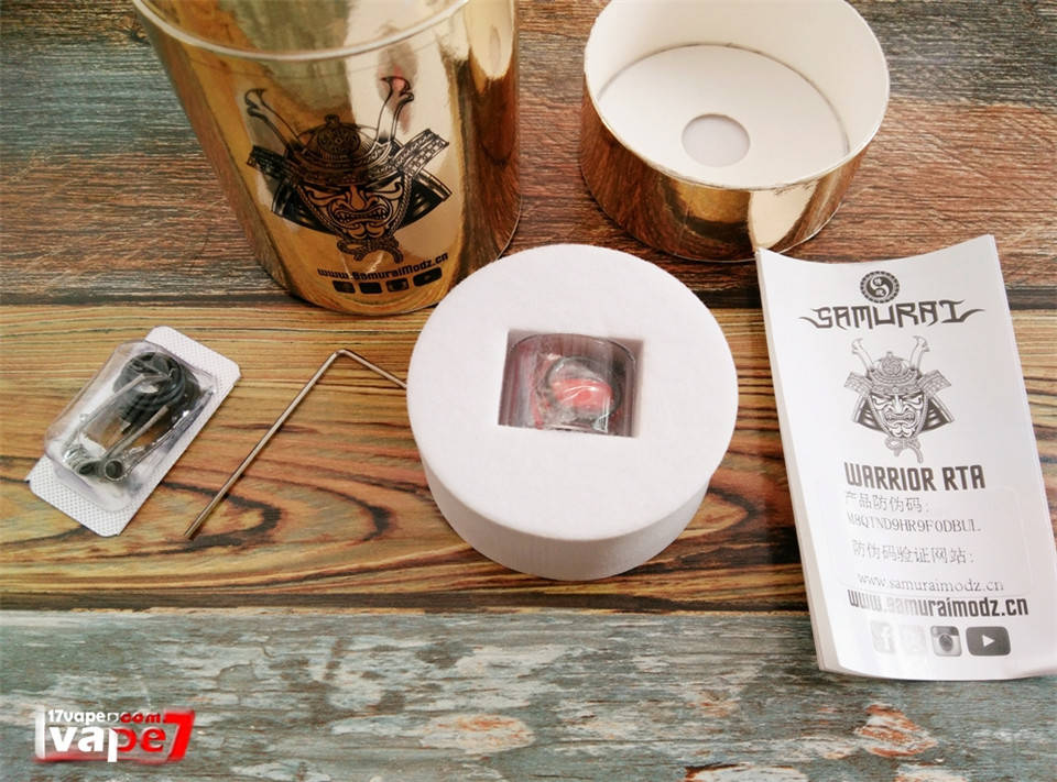 Samurai 将军RTA电子烟储油雾化器设备评测介绍