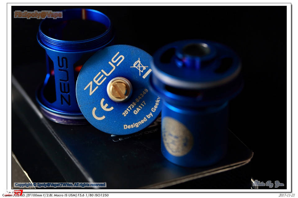 宙斯储油雾化器电子烟设备 –GeekVape Zeus RTA