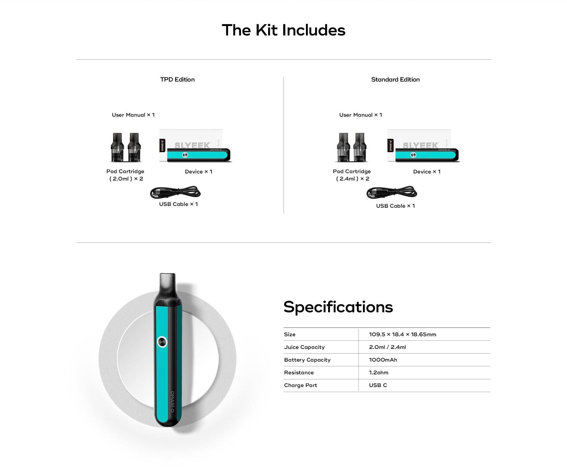 OMARI-O斯莱克Slyeek注油小烟设备设备产品配置参数介绍 OMARI-O斯莱克Slyeek注油小烟设备设备产品配置参数介绍